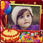 Photo & Name On Birthday Cake icon