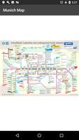 Munich Subway Map Affiche