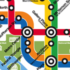 Washington DC Metro Map icône