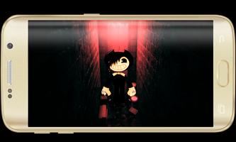 horror bendy map Run machine imagem de tela 1