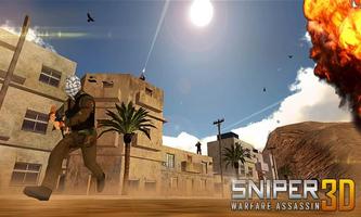 Poster Sniper Guerra Assassino 3D
