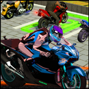 moto coureur : se ruer rusé parking Jeu APK