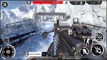 Winter Battlefield Shootout: Schiessspiele Plakat