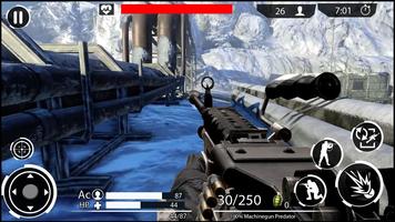 Winter Battlefield Shootout : FPS Shooting Games screenshot 1