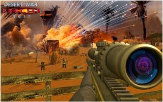 Desert War Shooter 2017 ảnh chụp màn hình 3