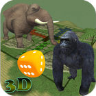 Icona Ludo Jumanji Game Board 3D