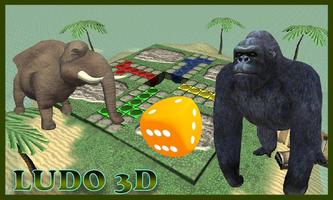 Ludo Jumanji Game Board 3D Affiche