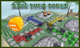 Ludo Jumanji Game Board 3D captura de pantalla 2