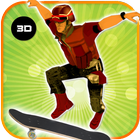 3D Skateboard Skater Free আইকন