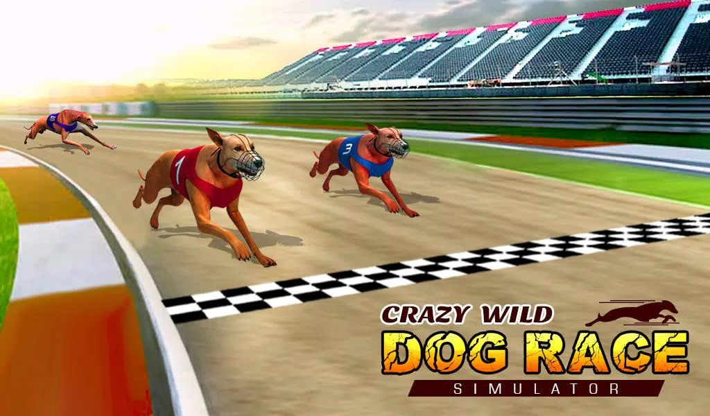 Racing Dog Simulator : Crazy Dog Racing Games