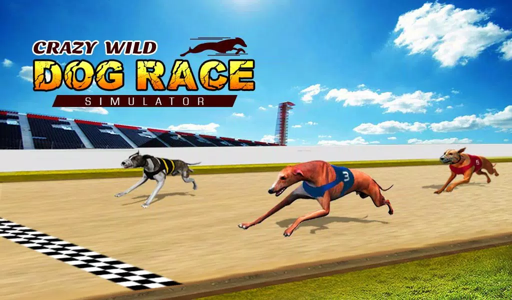 Racing Dog Simulator : Crazy Dog Racing Games