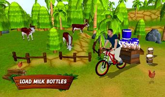 Dairy Milk Cycle Delivery Simulator screenshot 1