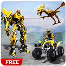 Futuristic Robot Quad Bike Dinosaur Survival Game APK