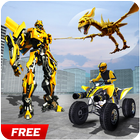 Futuristic Robot Quad Bike Dinosaur Survival Game biểu tượng
