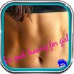 Six pack home training for girl