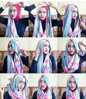 Step by step DIY daily trendy Hijab capture d'écran 1