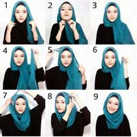 Step by step DIY daily trendy Hijab capture d'écran 2