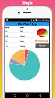 Pie Chart -Simulator capture d'écran 1