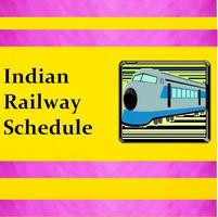 Indian Rail Timetable poster