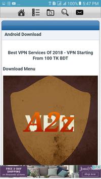 A2Z VPN screenshot 2