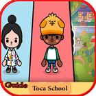 guide toca life: School icône