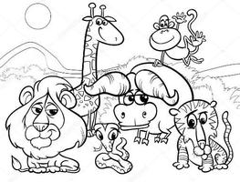 Coloring Big Animals screenshot 1