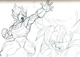 Coloring Pages Goku Series captura de pantalla 1