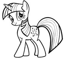 Coloring Pages Little Pony New Affiche