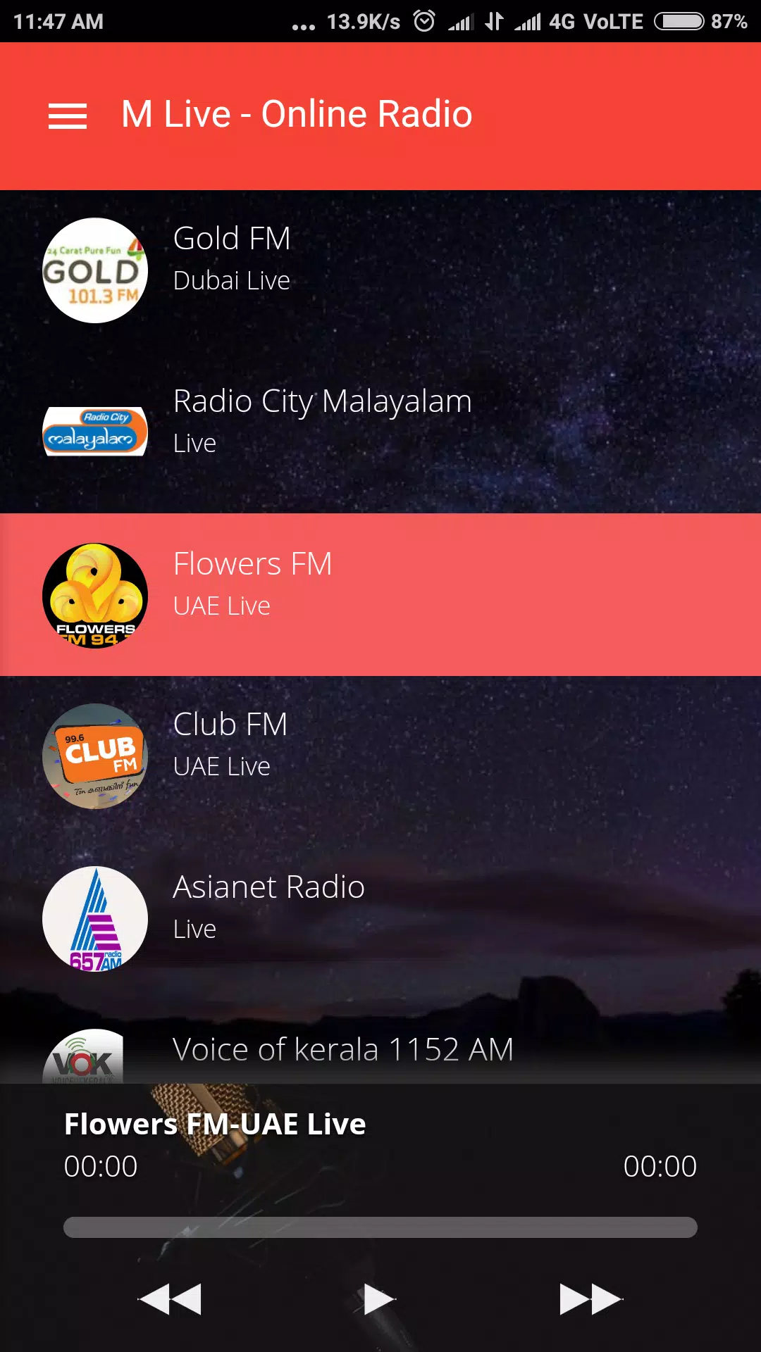 MLive Malayalam online radios pro (No ads) APK for Android Download