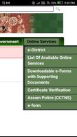 Assam eDistrict Portal syot layar 1