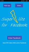 Super Lite for Facebook screenshot 1