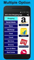 All in One Shopping App Affiche