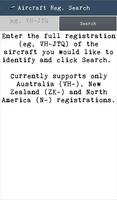 Aircraft Reg Search постер