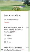 Best Quiz. Africa capture d'écran 1
