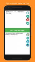 Japanese Intrepreter (Translate and Speak) captura de pantalla 3