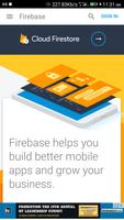Firebase console mobile app Affiche