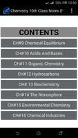 10th Class Chemistry Notes(Key book) PTB Affiche