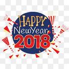 Happy New Year 2018 Hindi/English icône