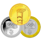 Coleção de Moedas Jogos Olímpicos biểu tượng