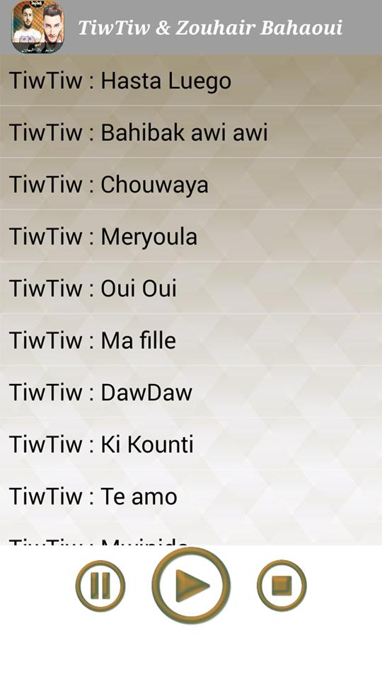 TÉLÉCHARGER MUSIQUE ZOUHAIR BAHAOUI TIW TIW 2017 BAHAOUI TIW 2017 TIW ZOUHAIR MUSIQUE TÉLÉCHARGER