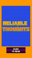 Reliable Thoughts Affiche