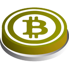 Bitcoin Button Blockchain icône