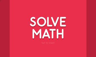 Math Solver - Mathematics & Brain Games โปสเตอร์