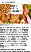 Best Pizza Locator plakat