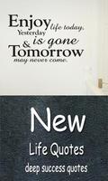 New Life Quotes Plakat