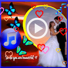 Video Maker Love Frames Photo - Live icon