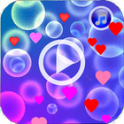 Video Maker: Bubbles Photo Show - Live آئیکن