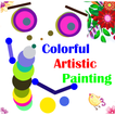 Colorful artistic painting