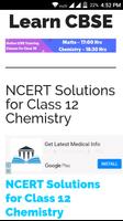 CBSE CLASS 12 CHEMISTRY Plakat