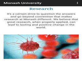 Monash University capture d'écran 1